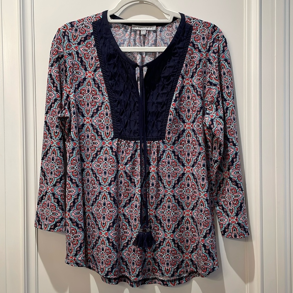 Daniel Rainn | Stretchy Boho Tunic Top - size Medium